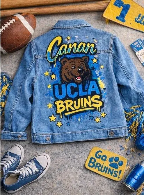 Kids Denim Jacket Hand-painted
