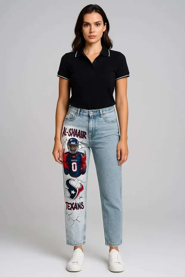 Custom Hand-painted Jeans